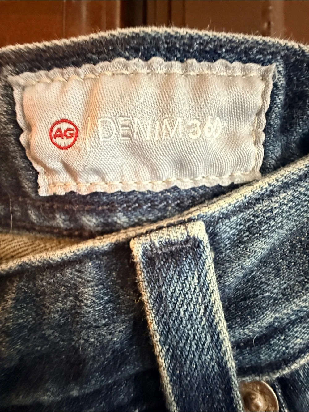 Ag Adriano Goldschmied GUC  Tellis modern slim Dark Blue Washed  Jeans Sz 33x33